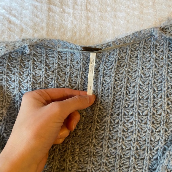 Free People Baby Blue Cardigan - Picture 2 of 3